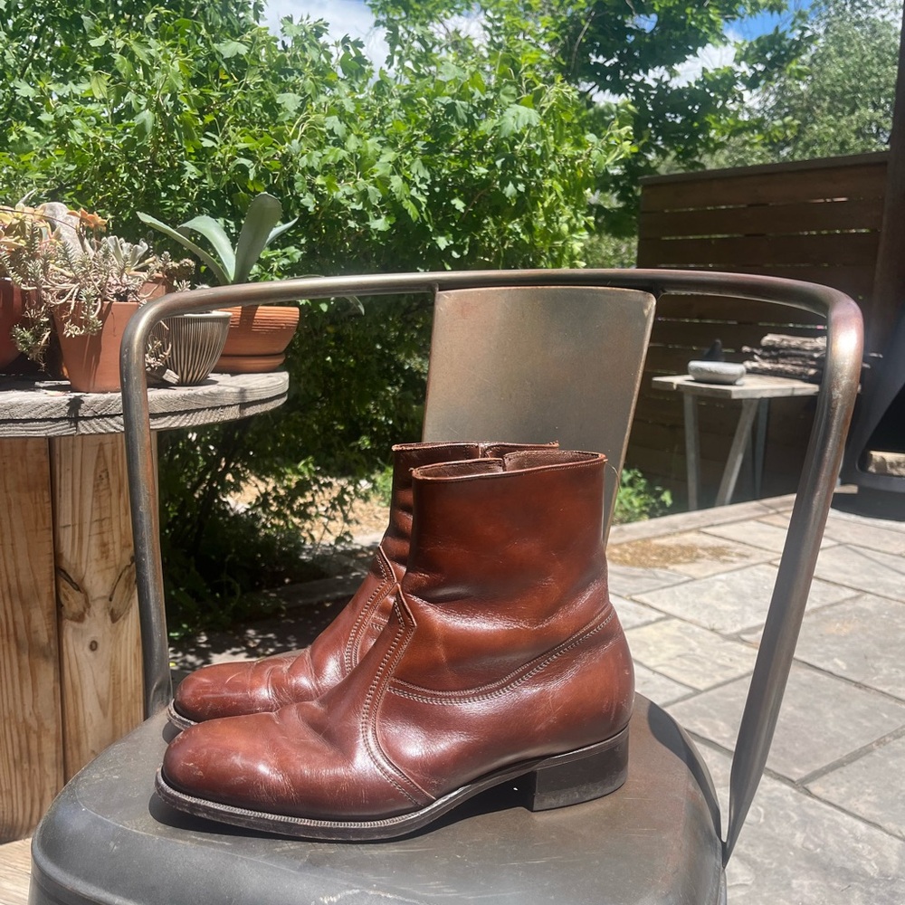 Vintage Florsheim Zip Boot - Size 9